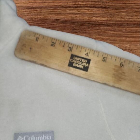 Columbia Cream Benton Spring Half Snap Fleece Pullover. Sz. M - Picture 7 of 8